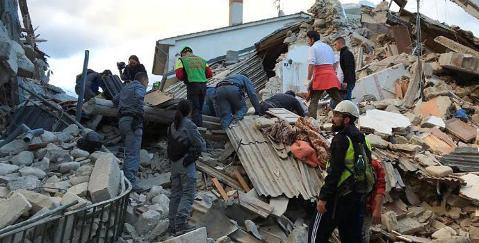 A 6.2-magnitude quake hit central Italy